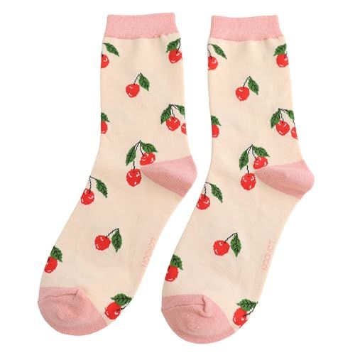 Miss Sparrow Cherries Socks (Women)