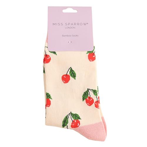 Miss Sparrow Cherries Socks (Women)