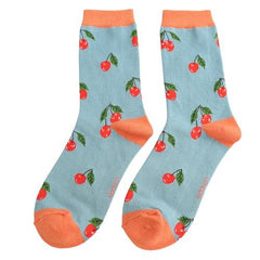 Miss Sparrow Cherries Socks (Women)
