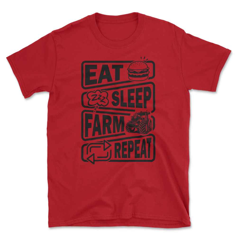 Eat Sleep Farm Repeat T-Shirt