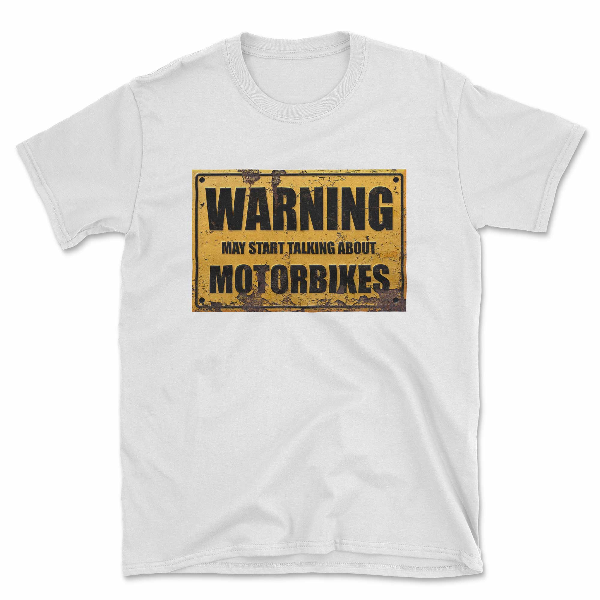 Warning May Start Talking About Motorbikes T-Shirt