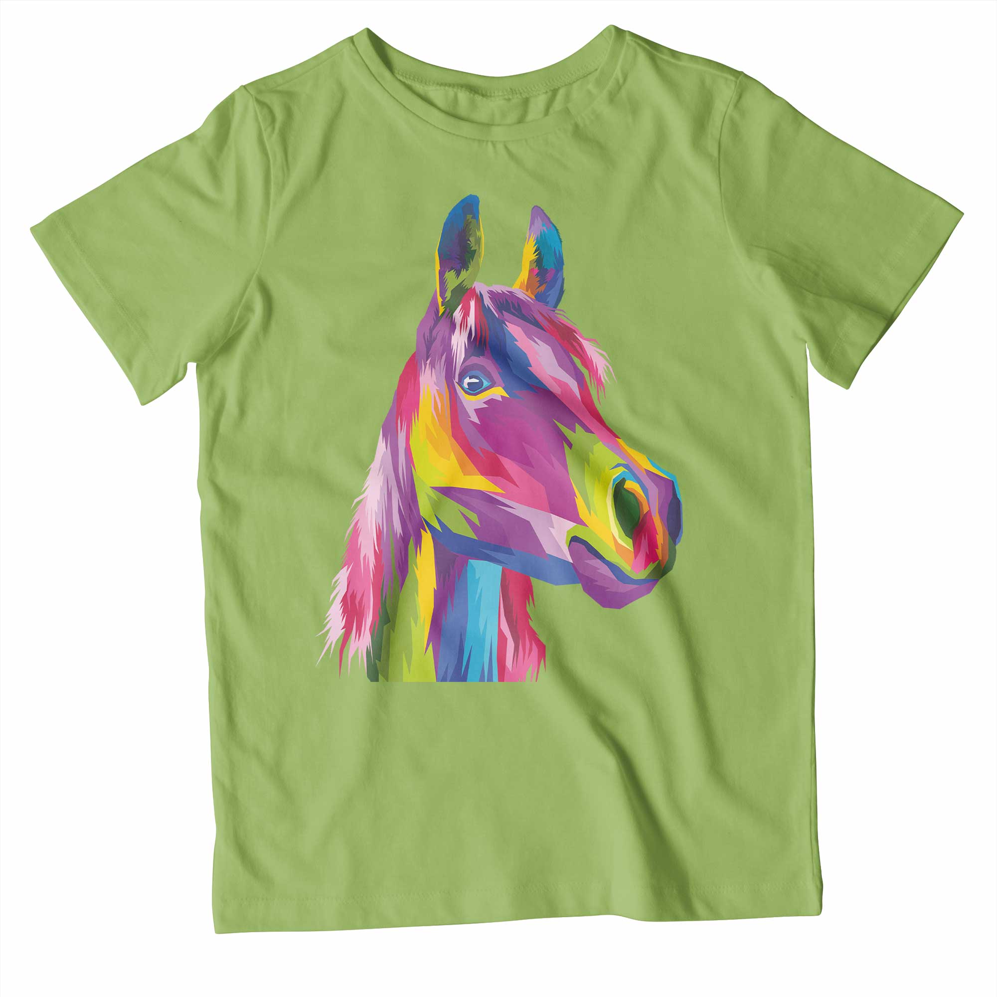 Kids Colourful Horse T-Shirt