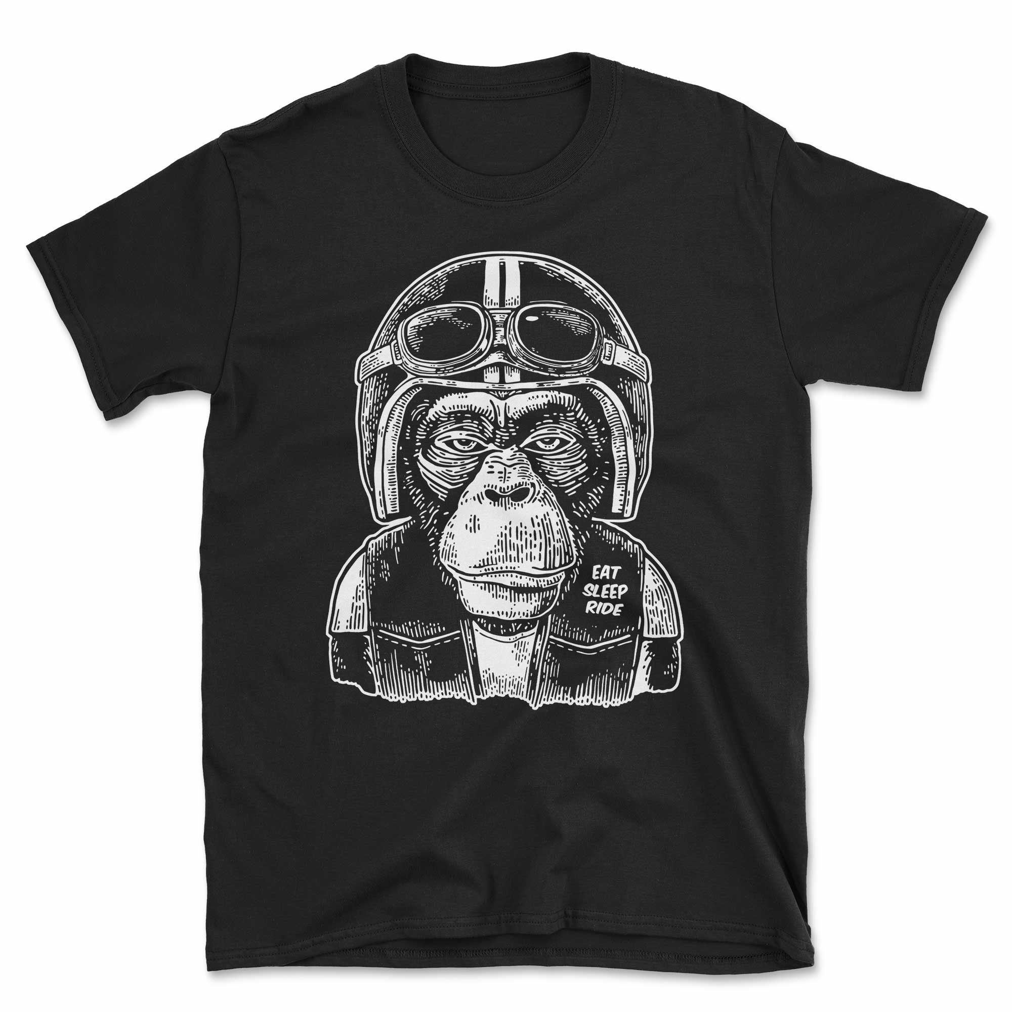 Monkey Biker T-Shirt