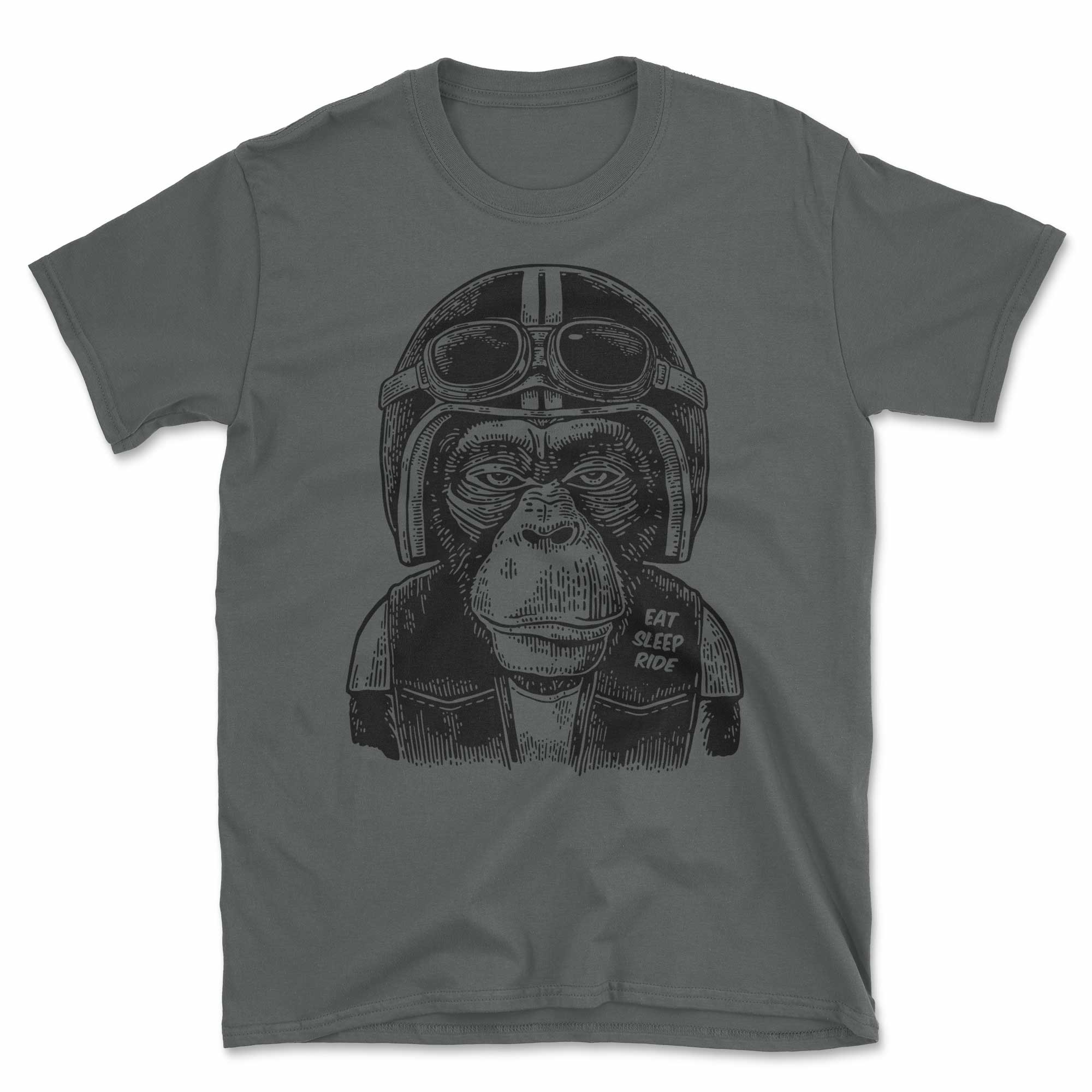 Monkey Biker T-Shirt