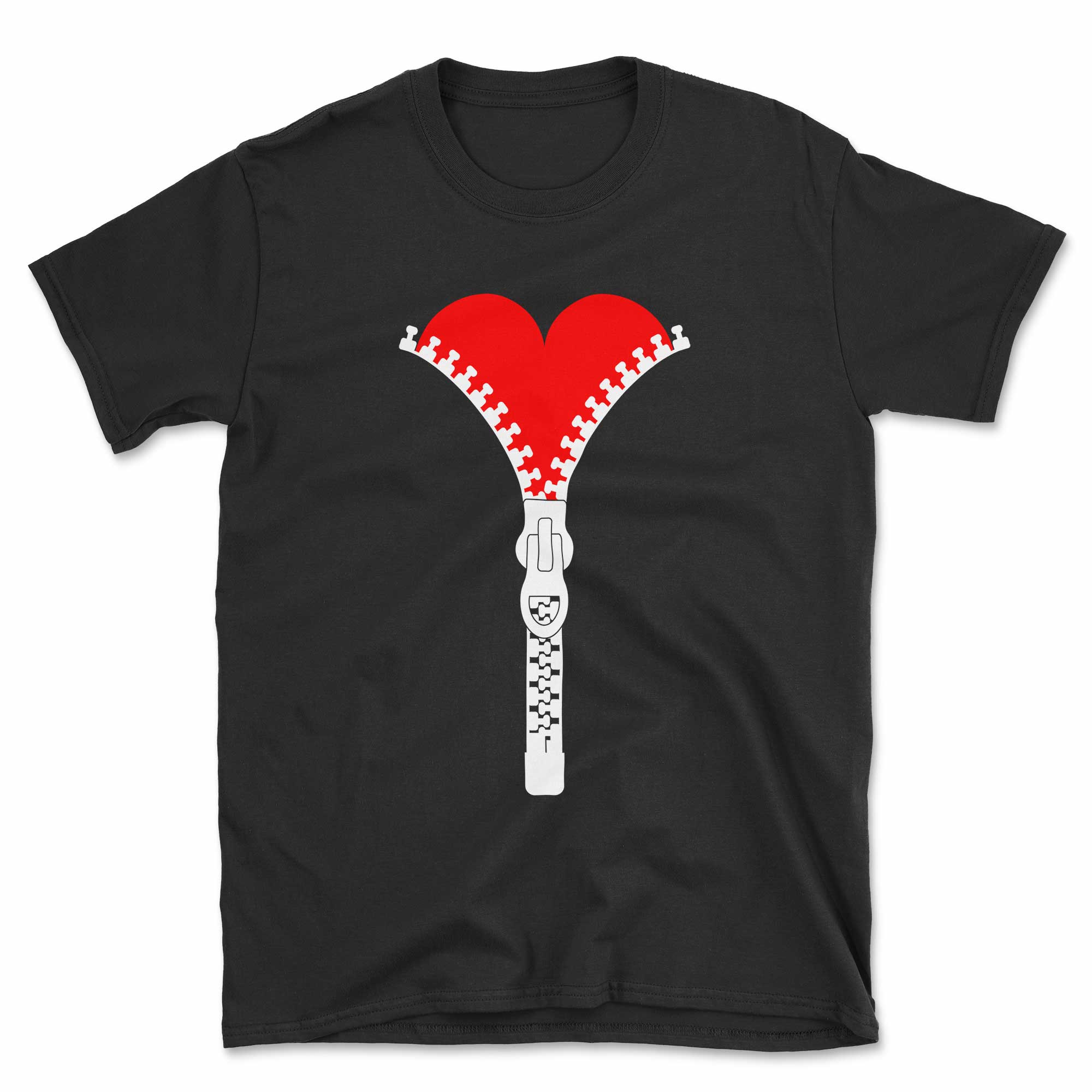 Zip and Heart T-Shirt