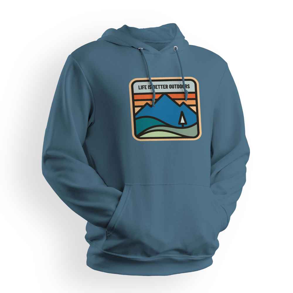 Life is good hooded sweatshirt cheap