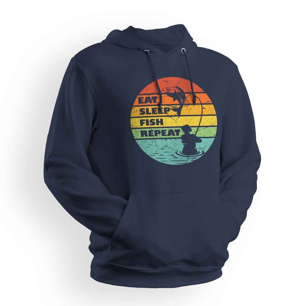 Eat Sleep Fish Hoodie