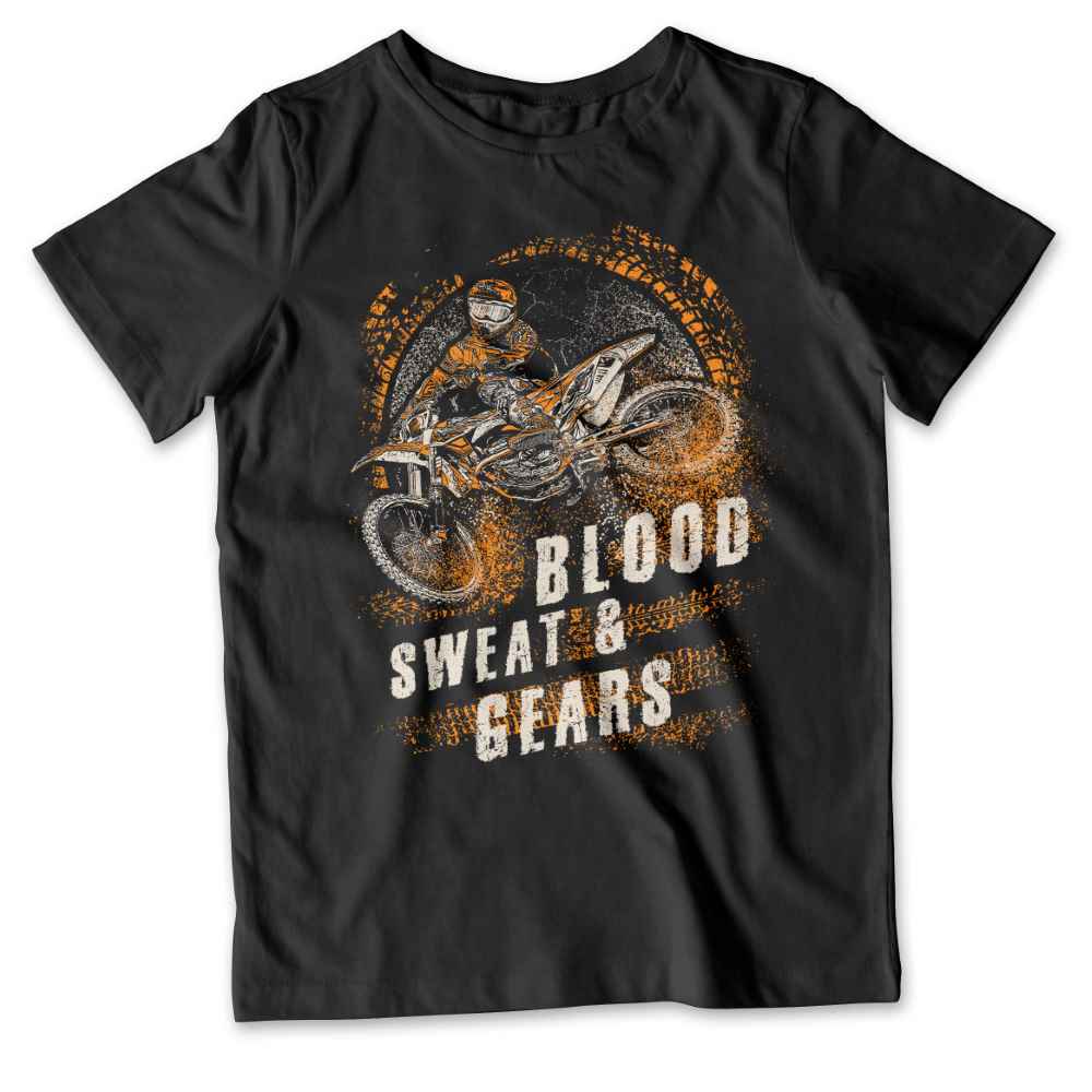 Kids Blood Sweat & Gears T-Shirt