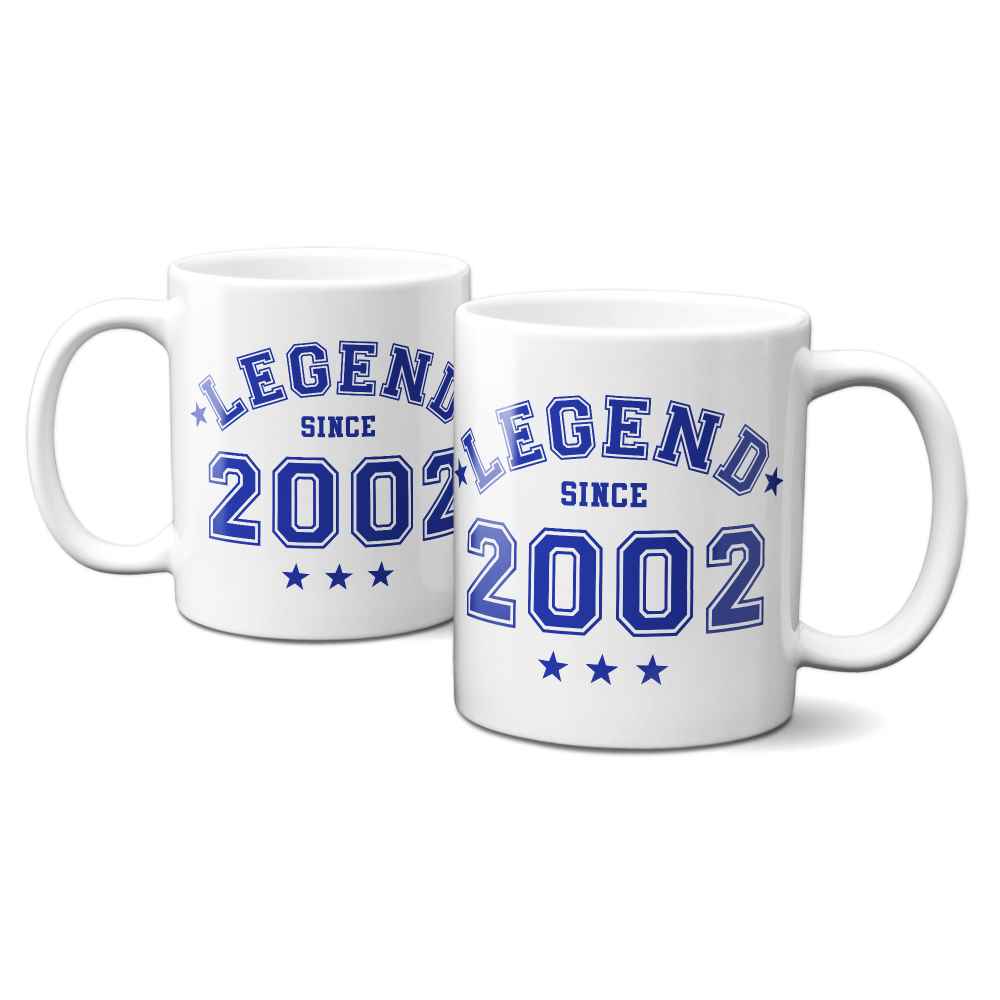 Legend Since 2002 Mug - 21st Birthday