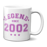Legend Since 2002 Mug - 21st Birthday