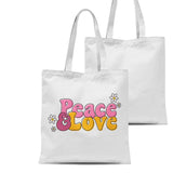 Peace & Love Tote Bag