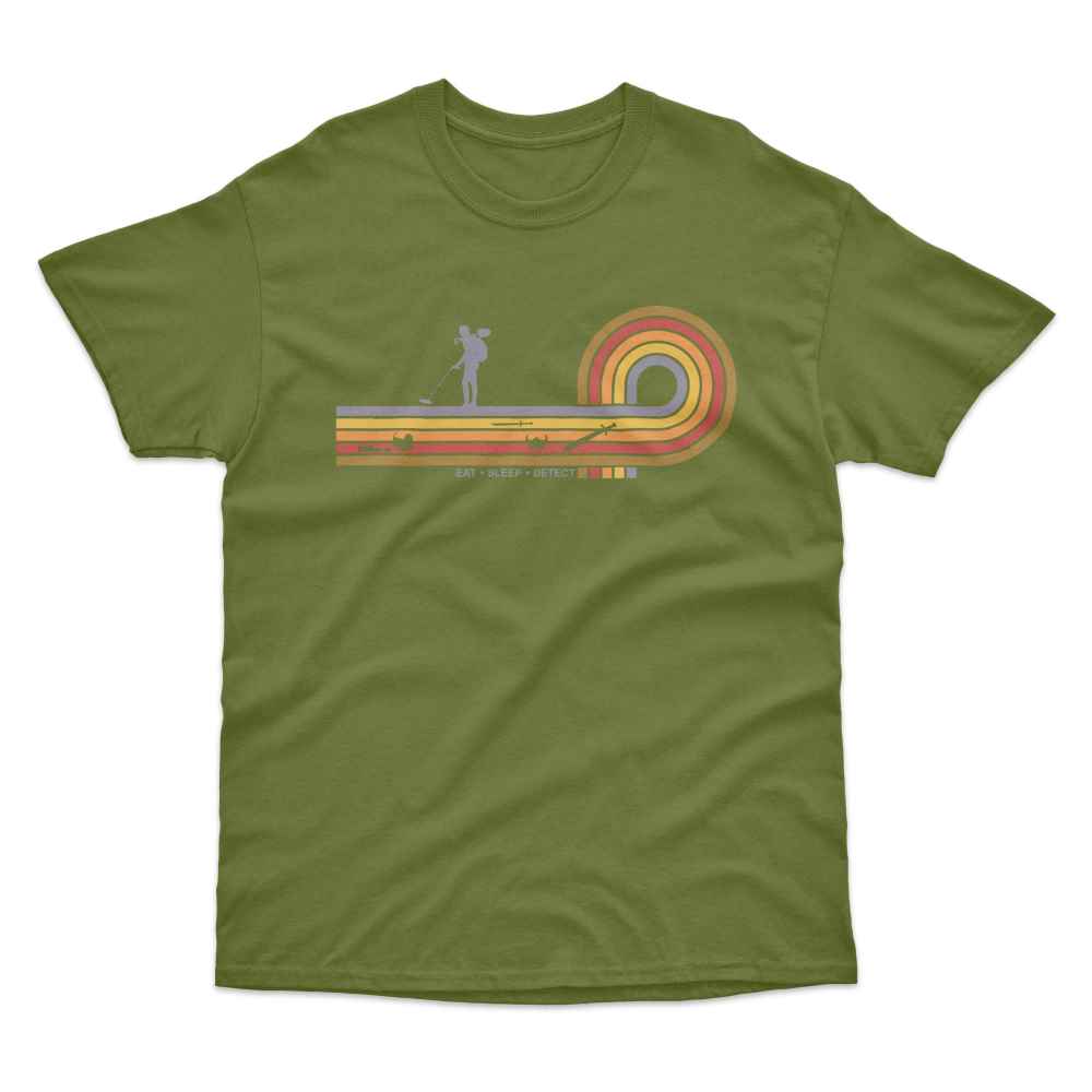 Retro Lines Detect T-Shirt