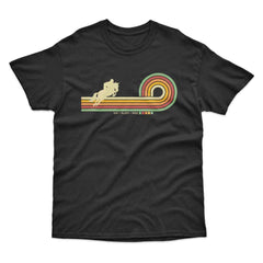 Retro Lines horse Ride T-Shirt