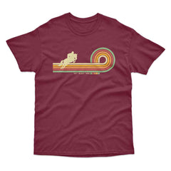 Retro Lines horse Ride T-Shirt