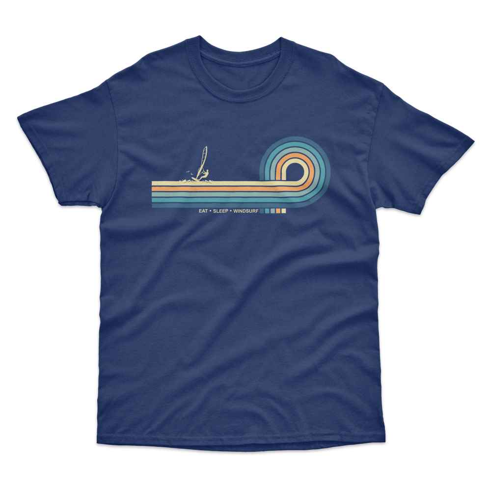 Retro Lines Windsurf T-Shirt