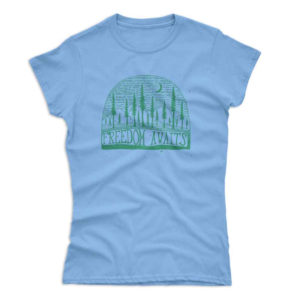 Women's Freedom Awaits T Shirt
