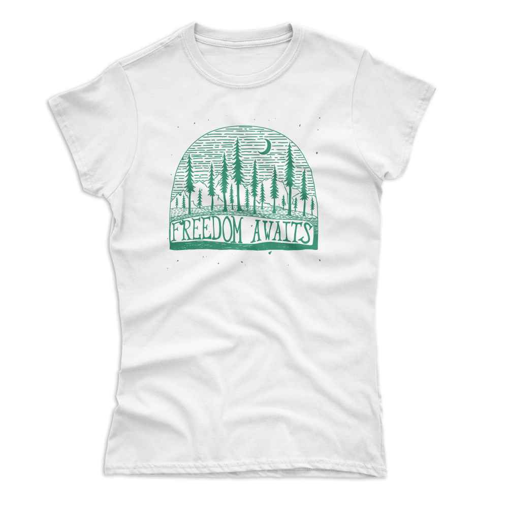 Women's Freedom Awaits T Shirt