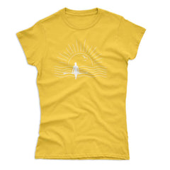 Women's Surfer Girl Silhouette T-Shirt