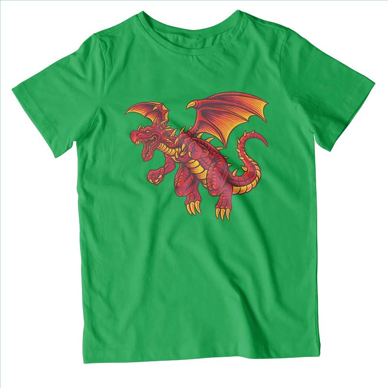 Kids Red Dragon T-Shirt