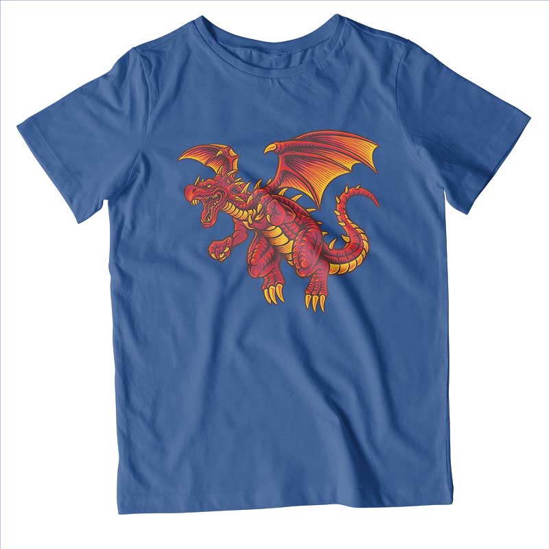 Kids Red Dragon T-Shirt