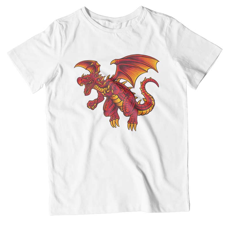 Kids Red Dragon T-Shirt